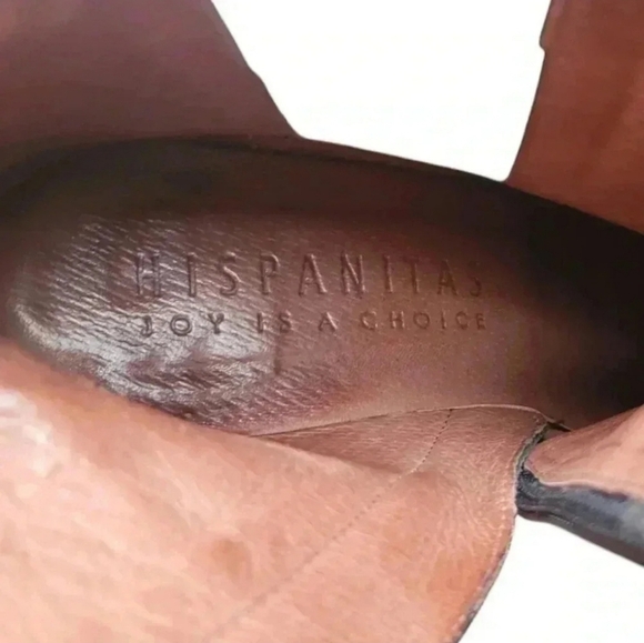 Hispanitas Patent Leather Suede Faux skin Ankle Boots size 37 - Picture 12 of 12